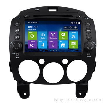 Car DVD Player for Mazda 2 with PAL/NTSC or SECAM, Compatible with Microsoft's Windows 8 Interface